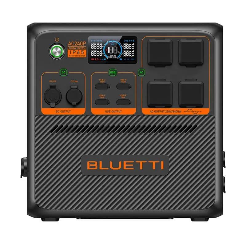 Bluetti  AC240P Draagbaar Power Station  Zwart