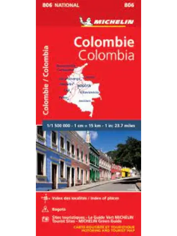 Wegenkaart National 806 Colombia