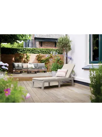 Mallorca Ligbed Zand - 187.5x58x29cm