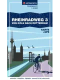 Fietskaart FTK 7058 Rheinradweg dl 3