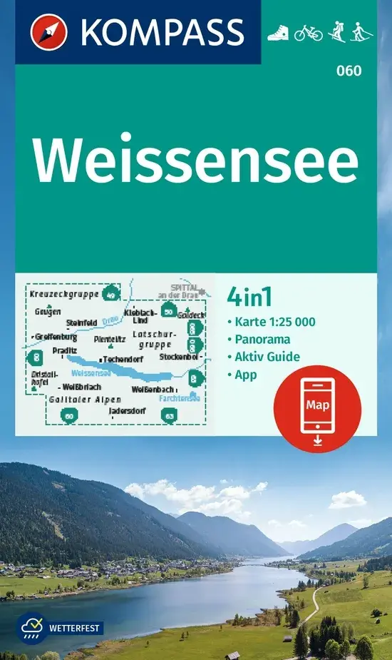 Wandelkaart WK060 Weissensee