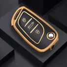 Dutch Shield Sleutelhoesje  Citroën goud C3
