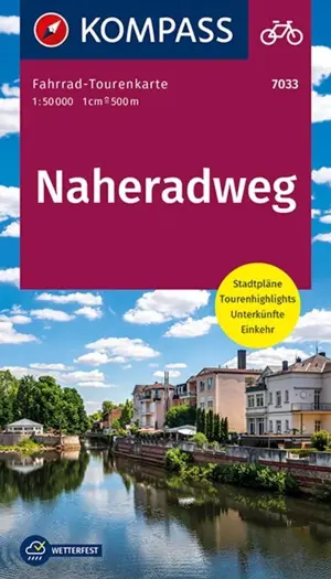 Fietskaart FTK 7033 Naheradweg