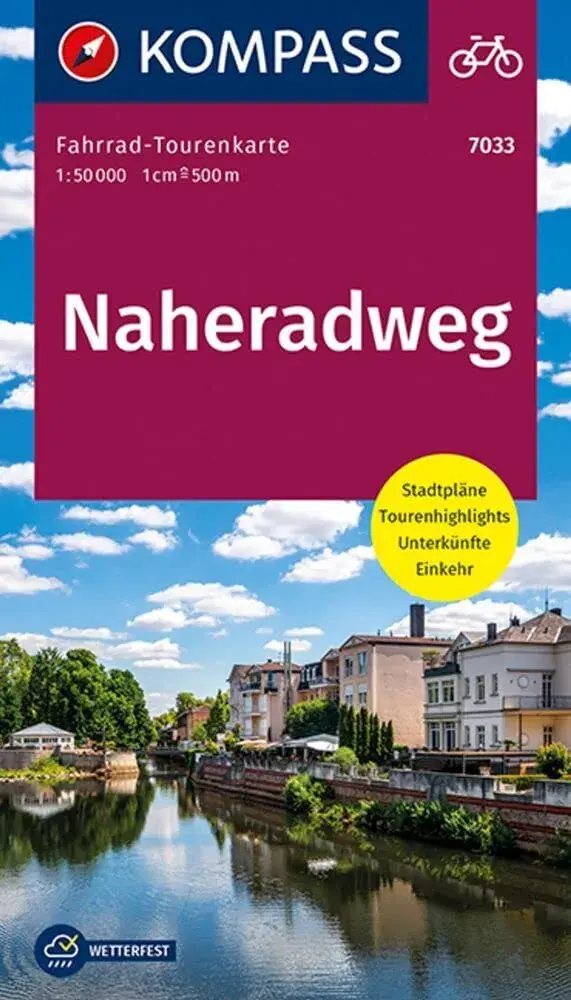 Fietskaart FTK 7033 Naheradweg