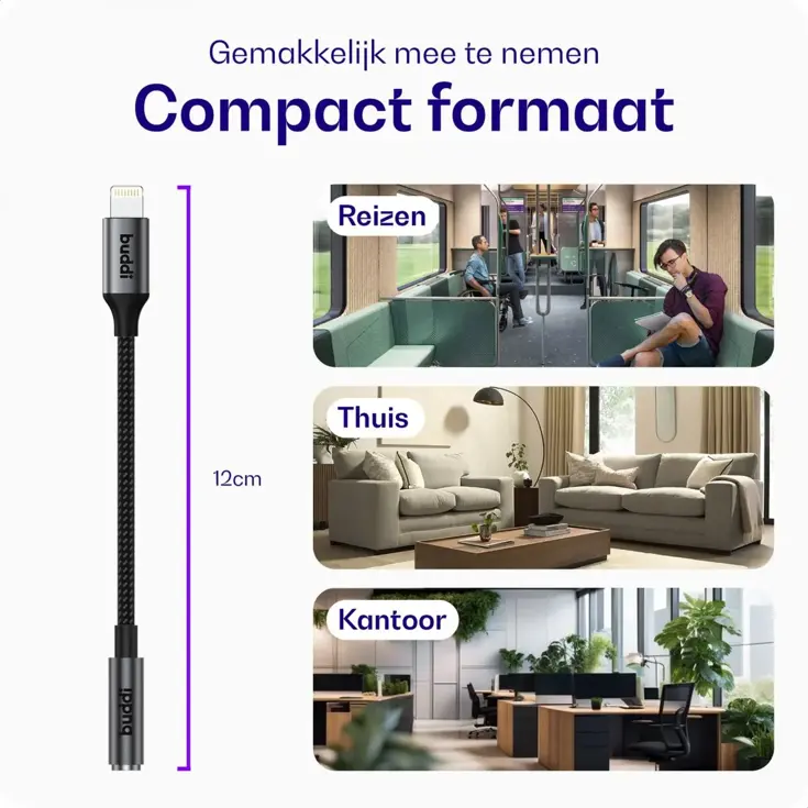 Ease 3.5mm Aux naar Lightning Koppelstuk