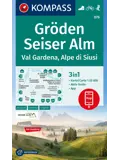 Wandelkaart WK076 Gröden - Seiser Alm