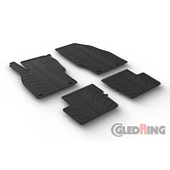 Opel Corsa E 5 deurs 2014-2019 - Rubbermatten - Gledring
