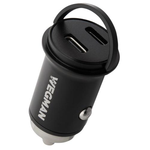 40W Autolader 2 USB-C - Oplader Auto 12/24V
