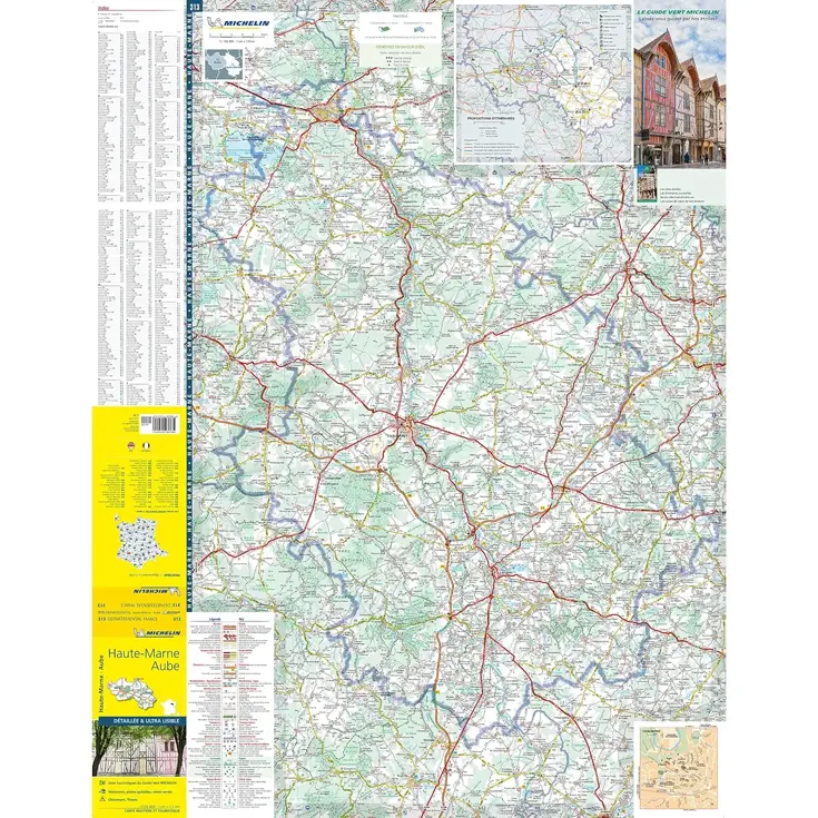 Wegenkaart Local 313 Aube - Haute-Marne