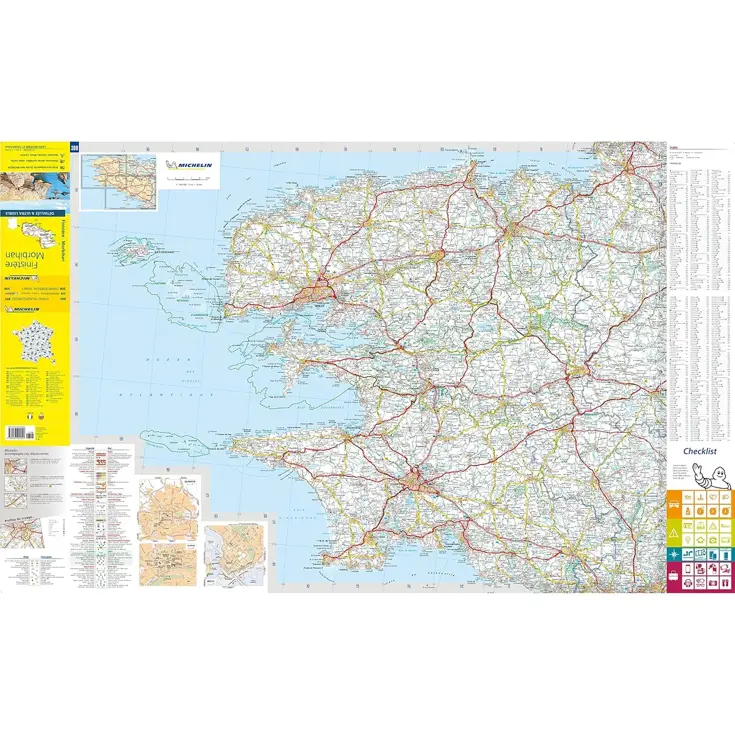 Wegenkaart Local 308 Finistere
