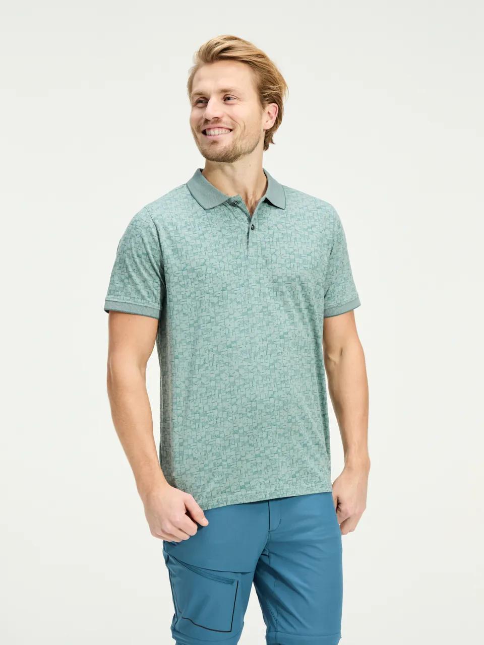 ANWB  Stanton  Polo heren  Human Nature  Zeegroen   XL