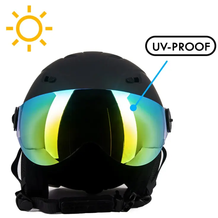 Vizorz Skihelm - Inclusief 2 vizieren