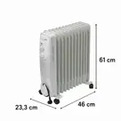 Profile Oliegevulde radiator 2500 W