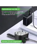 CUBE - Fietsverlichting Set - LED & Oplaadbaar