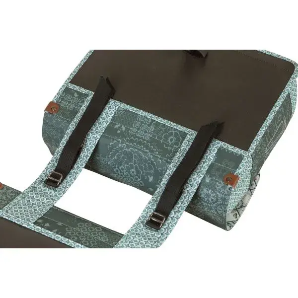 Basil fietstas dubbel Boheme forest green 35L