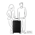 Roncato B-Flying expandable trolley 78 Zwart