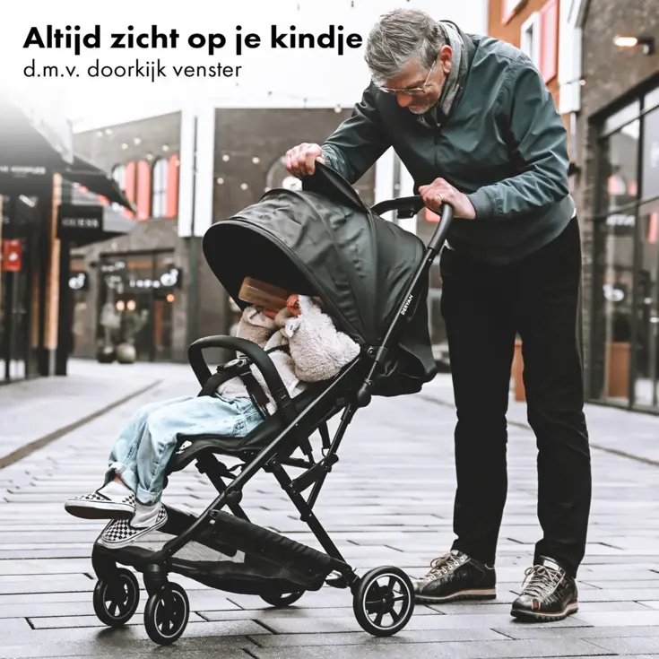 Easy Luxe Inklapbare Lichtgewicht Buggy - SPF 50+