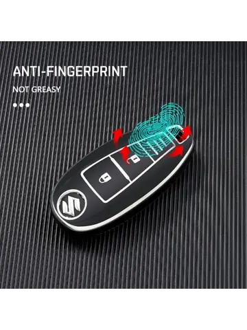 TPU Sleutelhoesje voor Suzuki zwart A3A