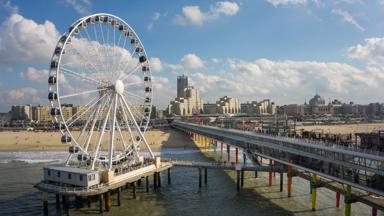 Niederlande, Den Haag, Scheveningen, Strand, Kurhaus, Pier, Riesenrad