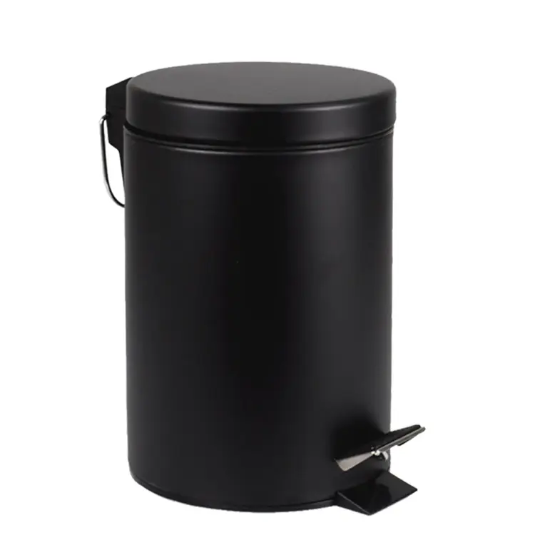 Pedaalemmer 20L – Zwart – Afvalbak