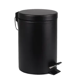 Pedaalemmer 20L – Zwart – Afvalbak