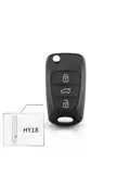 Klapsleutelbehuizing 3 knops geschikt voor Hyundai