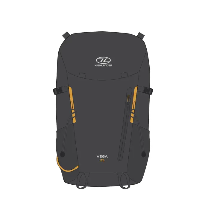 Highlander Outdoor rugzak Vega heren 25L