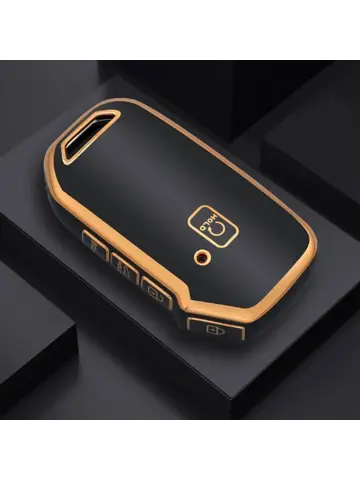 TPU Sleutelhoesje voor Kia goud D5