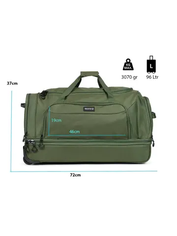 Reistas met wielen 96 Ltr