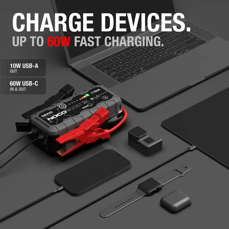 Boost X Lithium Jump Starter 1750A voor voertuigen
