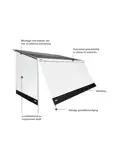 sun blocker G2 voorwand 2,80x1,70m