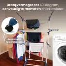 Shine Inklapbaar Droogrek met 3 Etages