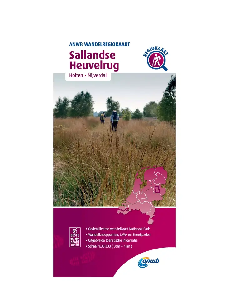 ANWB Wandelkaart Sallandse Heuvelrug