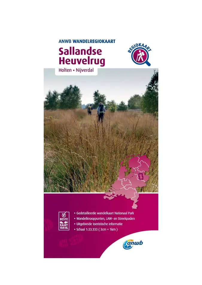 ANWB Wandelkaart Sallandse Heuvelrug