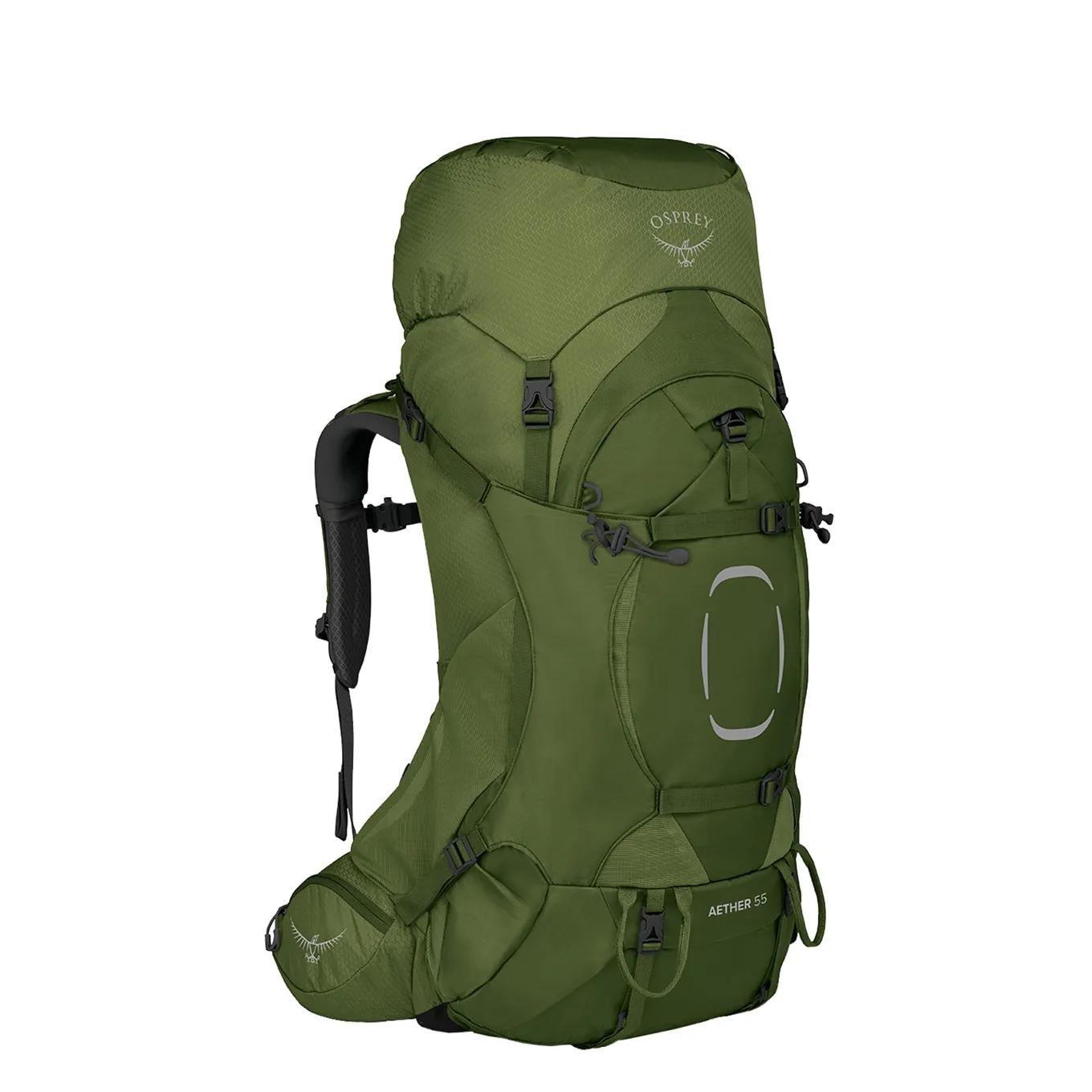 OSPREY  Aether 55 Backpack L/XL mustard green  Groen main product image