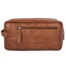 Pecos - Leren toilettas - 4 insteekvakken