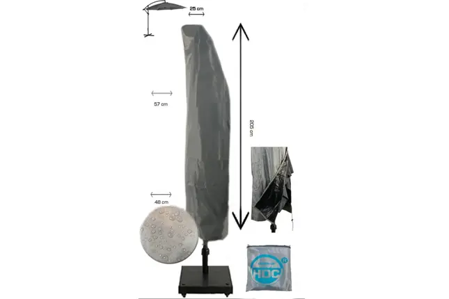 Zweefparasol hoes 205x57x40 cm - Diamond