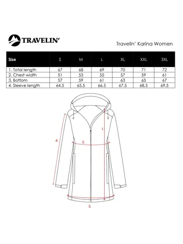 Travelin' Karina Dames - Softshell winterjas