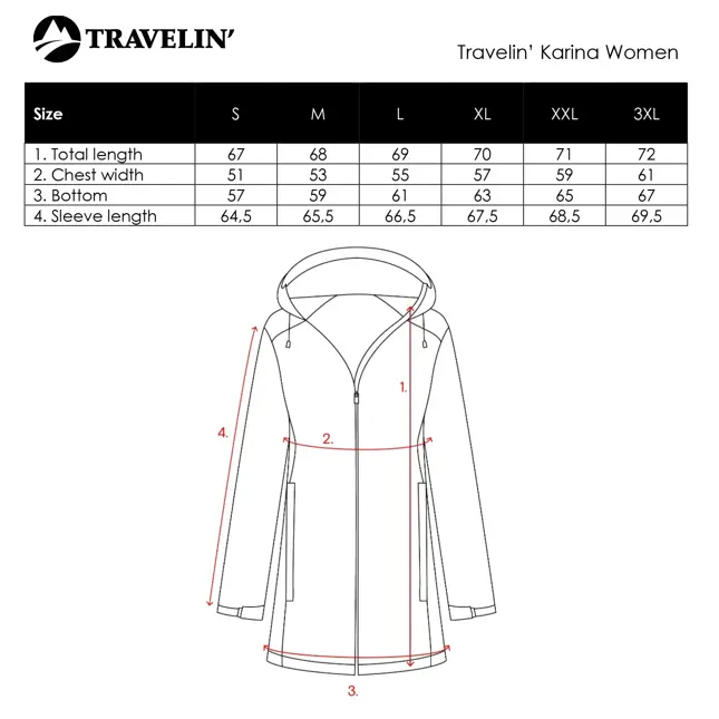 Travelin' Karina Dames - Softshell winterjas