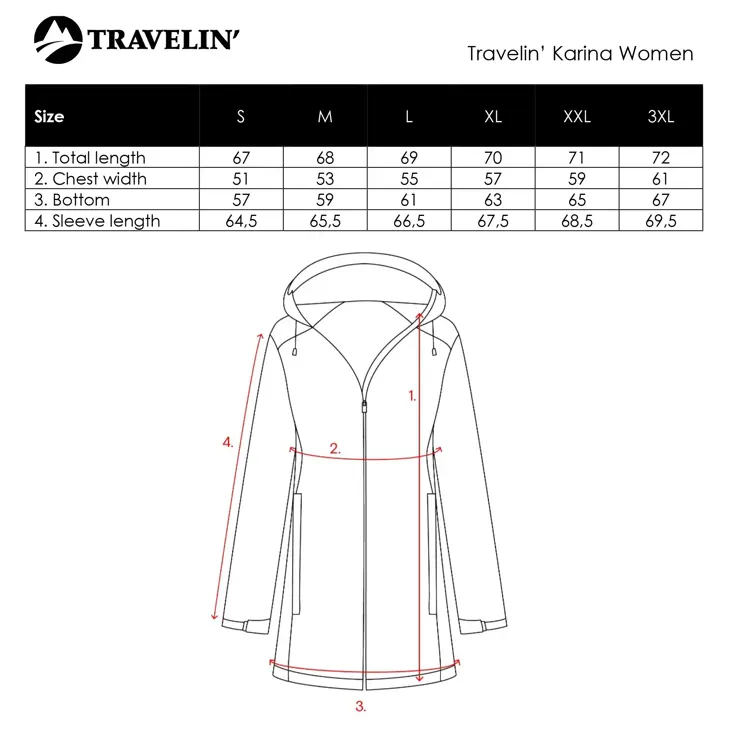 Travelin' Karina Dames - Softshell winterjas