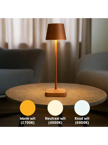 BR-2228 Draadloze Tafellamp - Dimbaar
