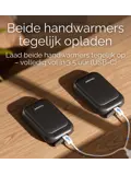 Herbruikbare Magnetische Handwarmers Oplaadbaar
