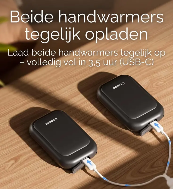 Herbruikbare Magnetische Handwarmers Oplaadbaar