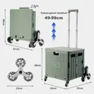 Packaway Boodschappenkrat - Trapwielen