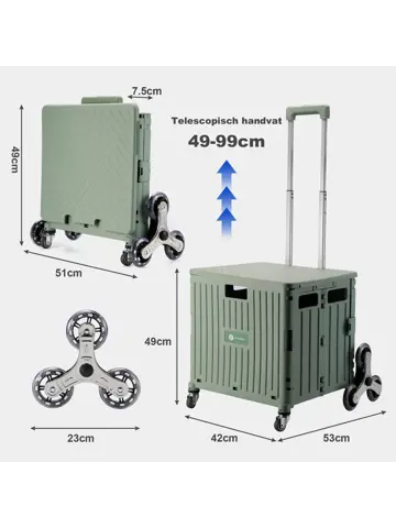 Boodschappenkrat - Trapwielen