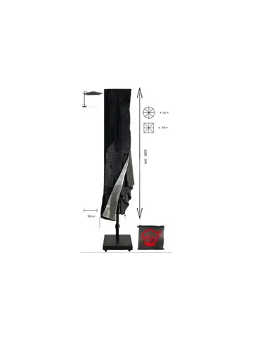 Zweefparasol hoes 230x50x58 cm - Redlabel