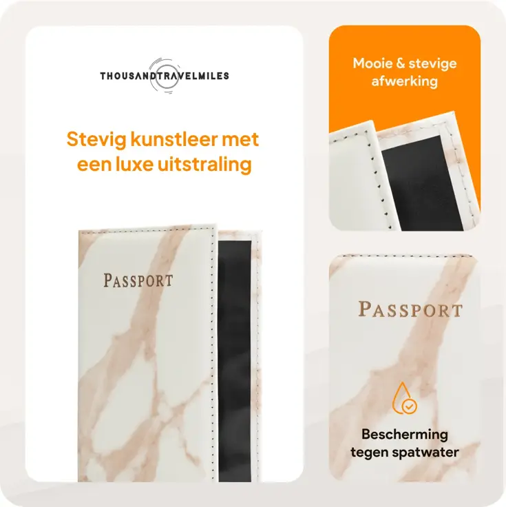 Paspoort hoes – 2 stuks – Blauw & Rood