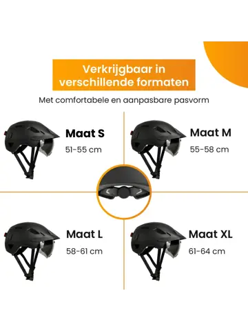 Speed Pedelec Helm + Transparant Vizier