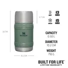 Stanley Artisan Voedselcontainer Groen - 0.5L