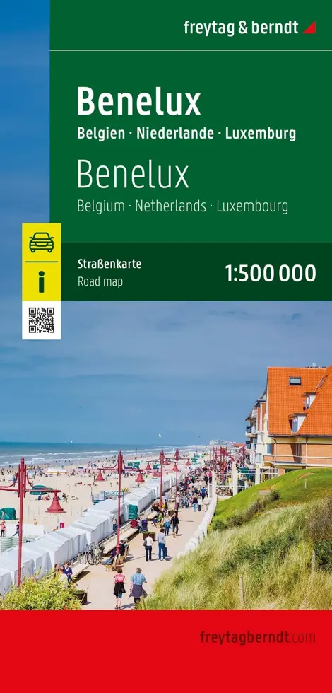 Wegenkaart Benelux